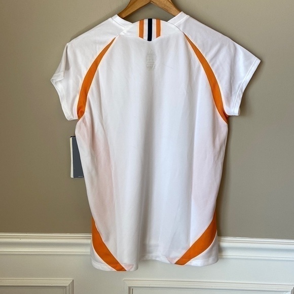 Adidas NWT Women’s Orange/ White Volleyball Clima Cool Jersey - Medium - Picture 3 of 8